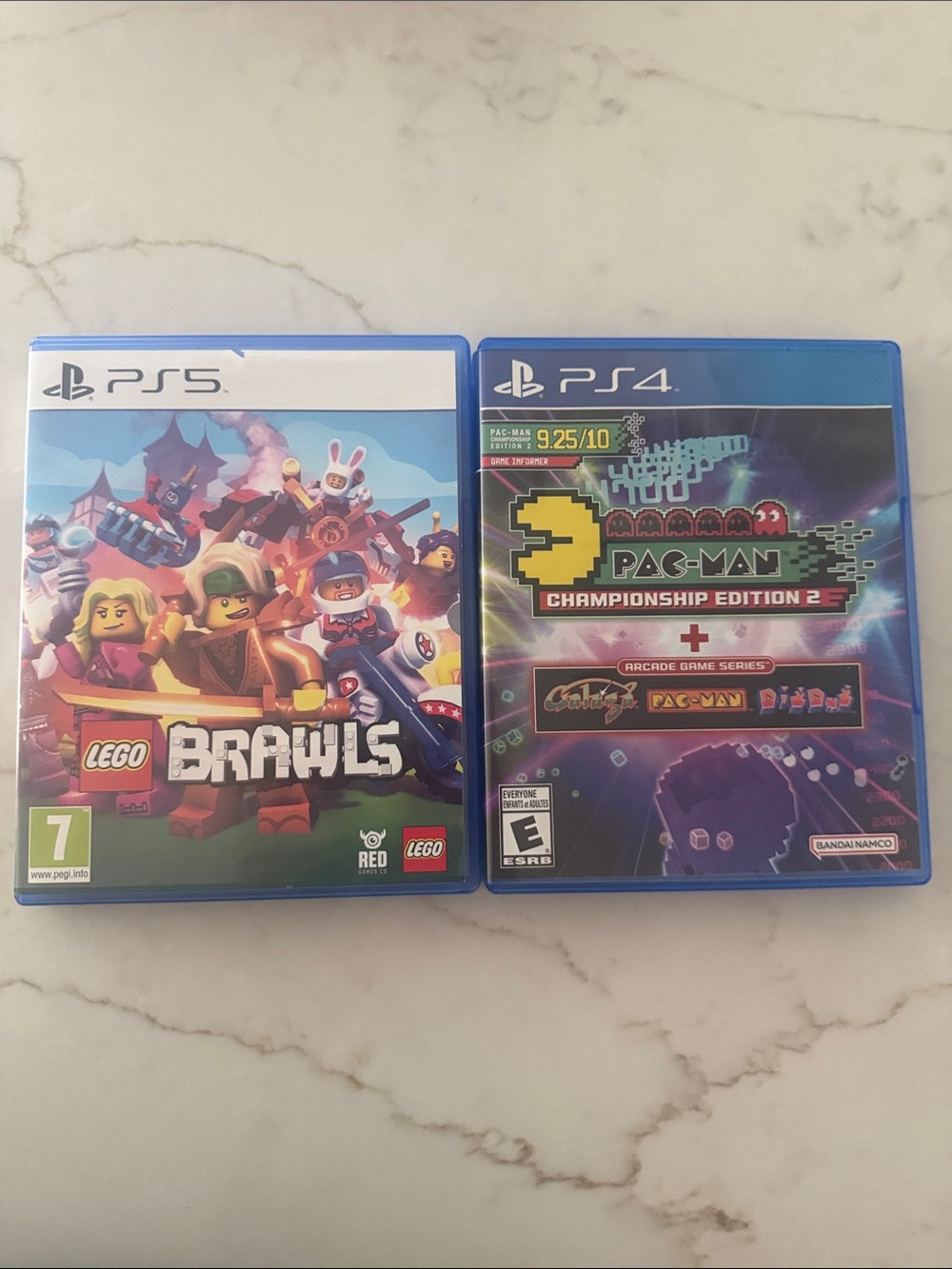 Sony PS5 LEGO Brawls & PS4 PAC-MAN Dual Case - Blue Covers